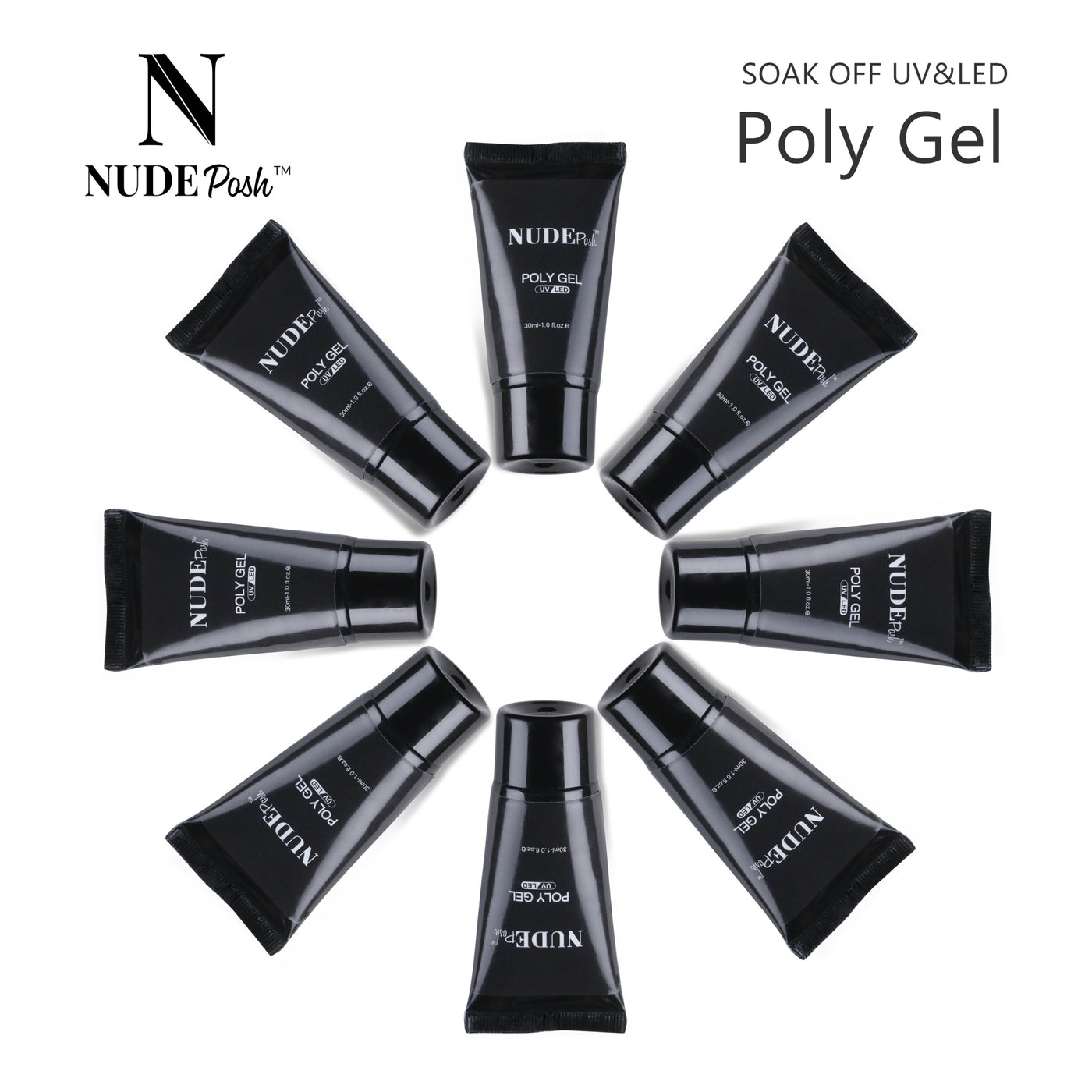 Poly Gel Set Full Line 20 Colors Collection