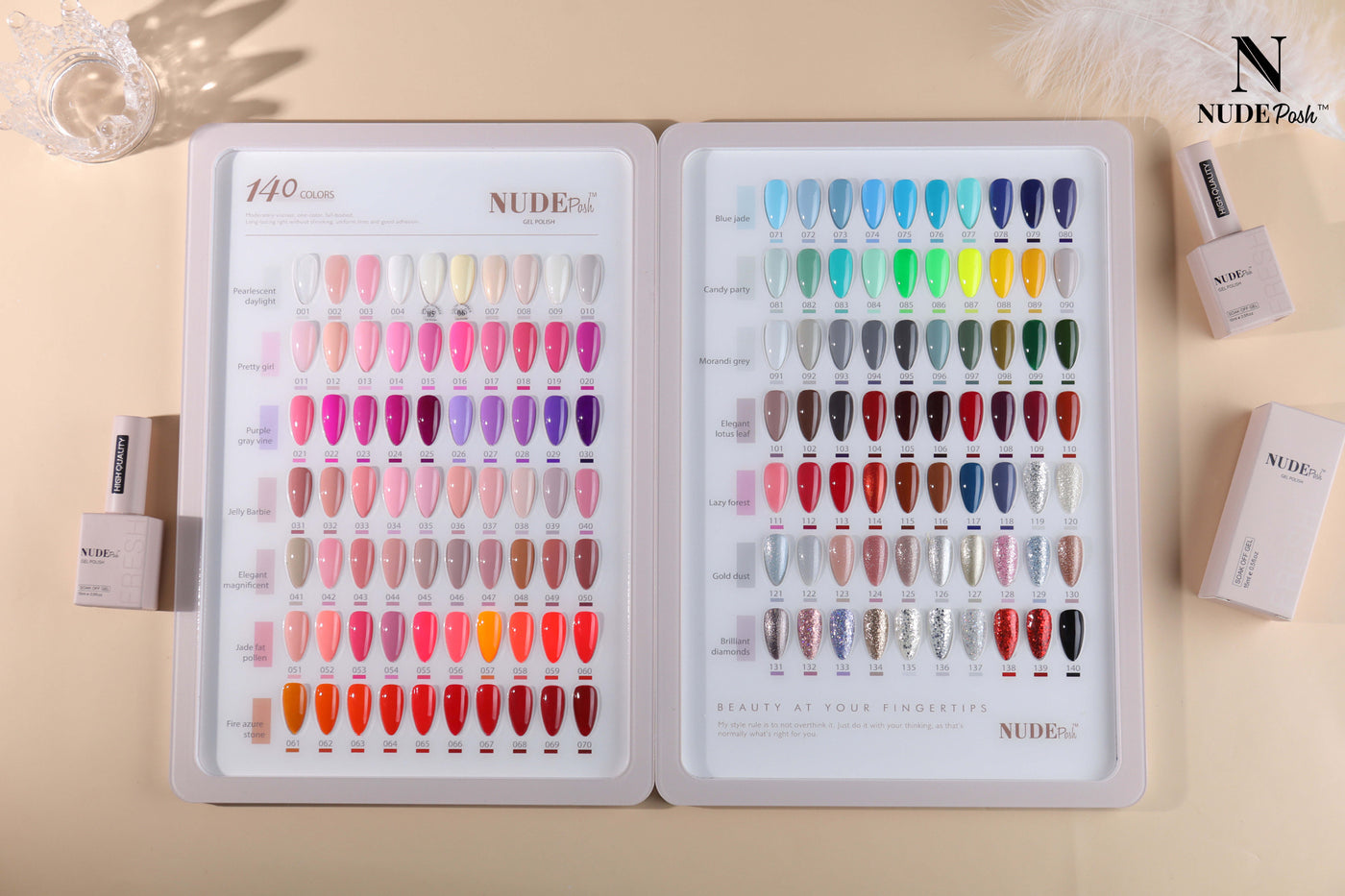 High Quality Gel Full Line 140 Colors (Free 1 Color Chart)